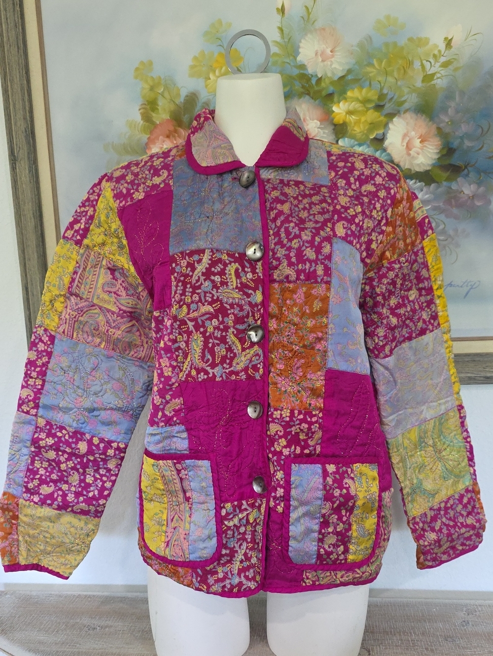 Willow Ridge Silk Silk Patchwork Jacket